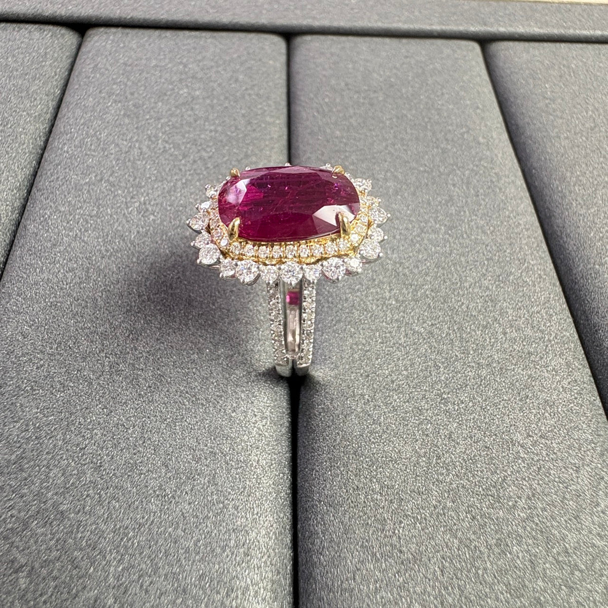 A MOGOK RUBY 3.83 CARATS
