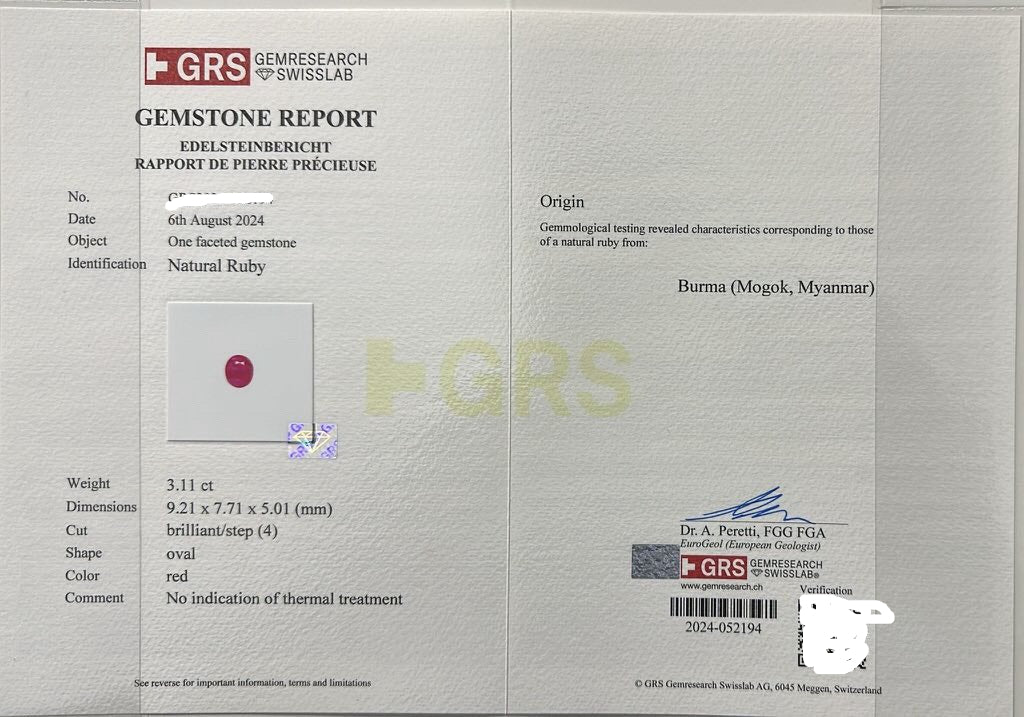 RUBY BURMESE GRS