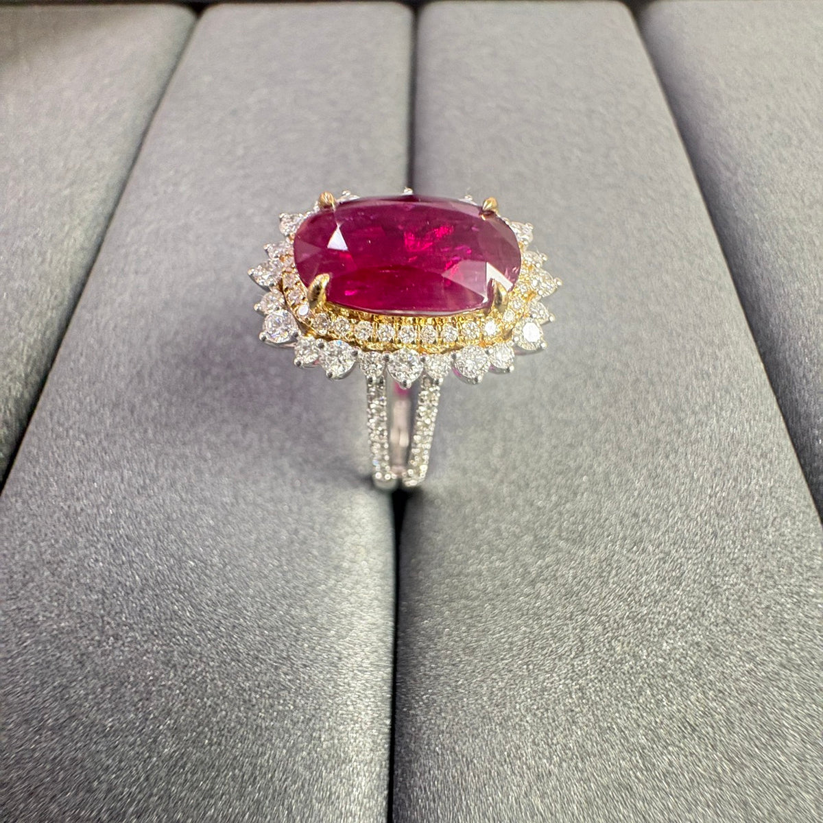 A MOGOK RUBY 3.83 CARATS