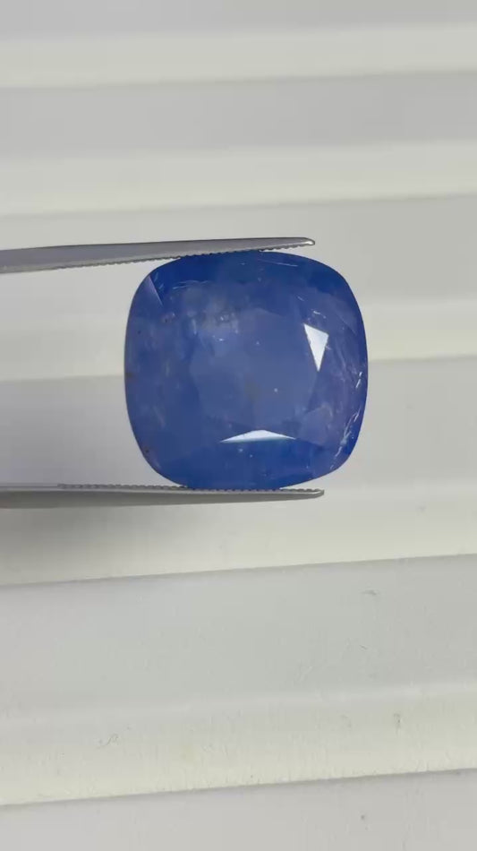 A BURMESE SAPPHIRE 26.82 CARATS GRS